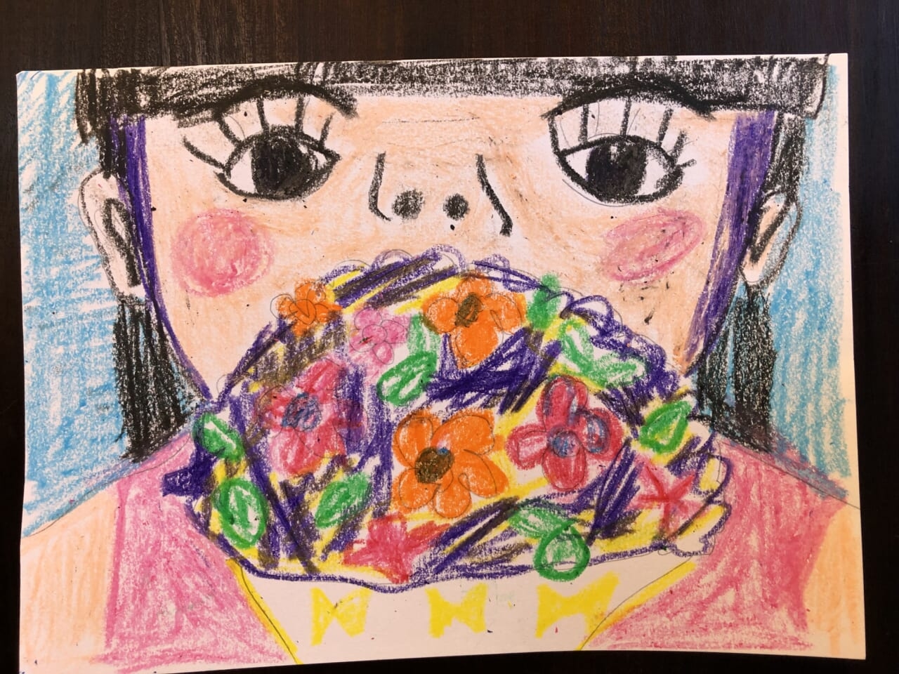 #9歳 ママとお花